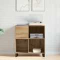 vidaXL Skrinka na gramofónové platne dub artisan 84,5 x 38 x 89 cm