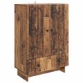 vidaXL Servírovacia skriňa Staré drevo 66 x 34,5 x 95 cm