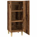 vidaXL Servírovacia skriňa Staré drevo 34,5 x 34 x 90 cm