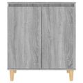 vidaXL Komoda sivý dub sonoma 60x35x70 cm spracované drevo