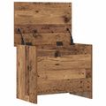 vidaXL Úložná truhlica Staré drevo 60 x 40 x 50 cm Kompozitné drevo