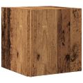 vidaXL Príručný stolík staré drevo 33x33x34 cm kompozitné drevo