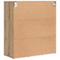 vidaXL Skriňa na topánky 77,5 x 30 x 83,5 cm Kompozitné drevo