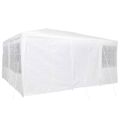 vidaXL Párty stan Biela 600 x 400 x 266 cm Polyetylén