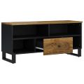vidaXL TV skrinka 100x33x46 cm masívny mangovník a spracované drevo