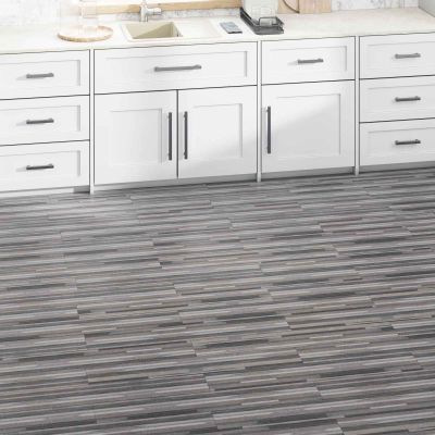 vidaXL Podlahové dosky 5,02 m² 36 pcs PVC Pruhovaná šedá