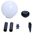 vidaXL Vonkajšie LED lampy k chodníku so špicatým hrotom 8 ks 15 cm