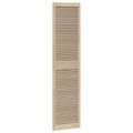 vidaXL Skříňové dvere s dverami 4 ks Prírodná 201 x 2,1 x 49,5 cm