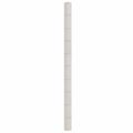 vidaXL Membrána proti burine biela 2x50 m PP
