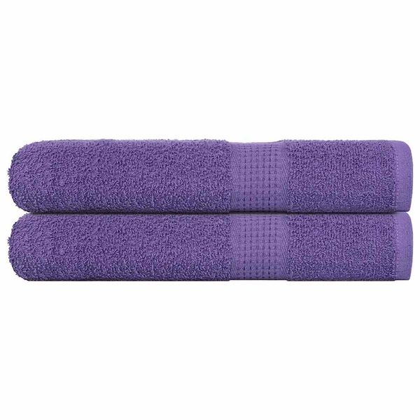 vidaXL Saunové osušky FROGN 2 ks fialové 80x200 cm 360 g/m²