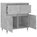 vidaXL Komoda betónovo sivá 60x35x70 cm spracované drevo