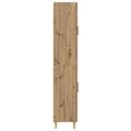 vidaXL Highboard Remeselný dub 69,5 x 34 x 180 cm