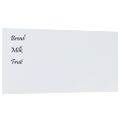 vidaXL Nástenná magnetická tabuľa biela 100x50 cm tvrdené sklo
