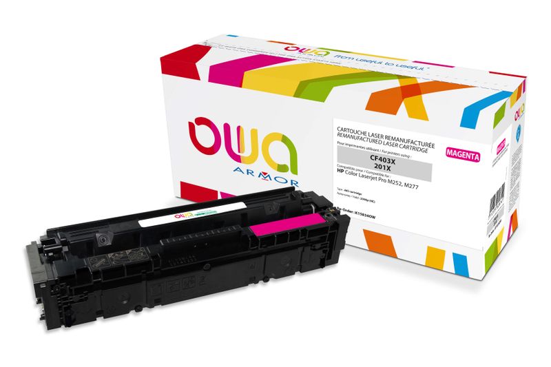 OWA Armor toner kompatibilný s HP CF403X, 2300st, červená/magenta