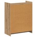 vidaXL Skriňa na topánky 73,5 x 36 x 92 cm Kompozitné drevo