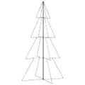 vidaXL Vianočný stromček, kužeľ, 360 LED, dovnútra aj von 143x250 cm