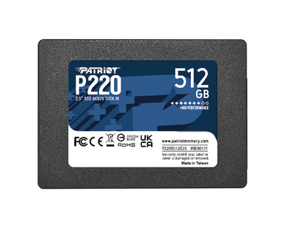 Patriot p220/512gb/ssd/2.5''/sata/3r