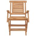 vidaXL Skladacie stoličky 2 ks 56x63x90 cm Masívne teakové drevo