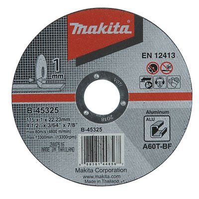 Makita řezný kotouč 115x1x22 hliník