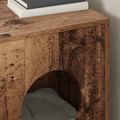 vidaXL Mačka Dom Staré drevo 42,5 x 40 x 53 cm Kompozitné drevo