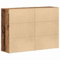vidaXL Servírovacia skriňa 2 ks Staré drevo 60 x 31 x 84 cm