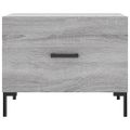 vidaXL Konferenčné stolíky 2ks sivé sonoma 50x50x40cm kompozitné drevo