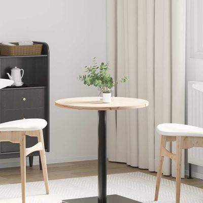 vidaXL Stolová doska Ø60x2,5 cm masívna borovica