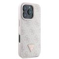 Púzdro Guess pre iPhone 16 Pro Max 6,9" GUHCP16XP4TDSCPP Koža Kov Logo Strass Crossbody ružová