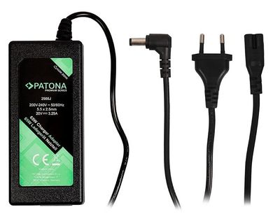 PATONA napájací adaptérov pre NTB/ 20V/3,25A 65W/ konektor 5,5x2,5mm/ FUJITSU-SIEMENS PREMIUM/ dĺžka kábla 2,5 m Napájací adaptérov, pre notebooky Fujitsu Siemens, 20V, 3,25A, 65W, konektor 5,5x2,5mm