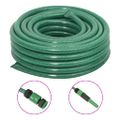 vidaXL Záhradná hadica so sadou armatúr, zelená 0,75" 100 m, PVC
