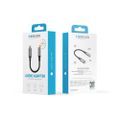 Forever adaptér audio AJL-01 jack 3,5 mm - Lightning black