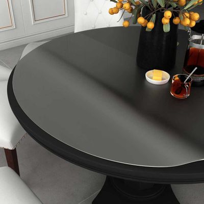 vidaXL Chránič na stôl, matný Ø 120 cm, 1,6 mm, PVC
