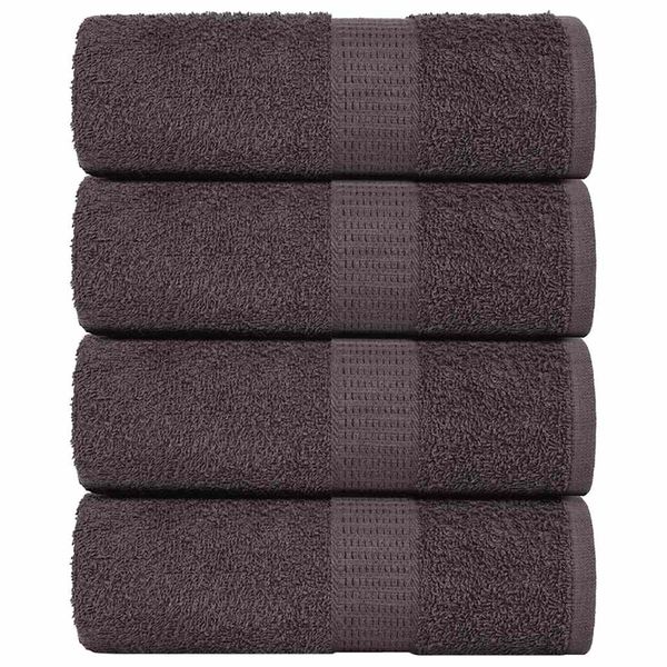 vidaXL Utierky FROGN 4 ks antracitové 15x21 cm 360 g/m²