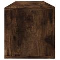 vidaXL Nástenná TV skrinka údený dub 100x30x30 cm spracované drevo
