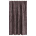 vidaXL Sametové závesy 2 ks Hnedá 140 x 140 cm Zamat