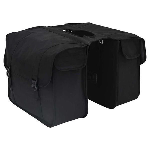vidaXL Cyklistická taška Čierna 40 x 18.5 x 35 cm Polyester
