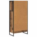 vidaXL Knižnica 60 x 30 x 121 cm Kompozitné drevo Staré drevo