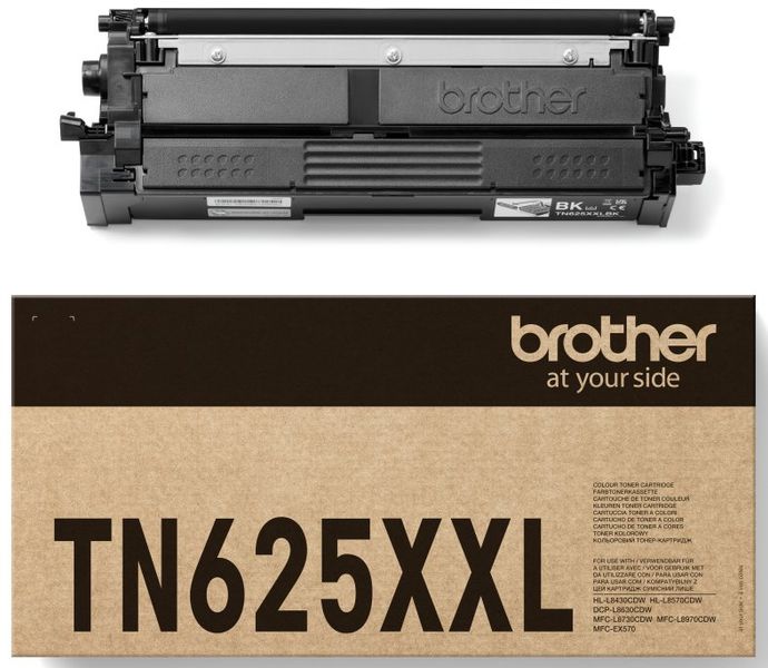 toner BROTHER TN-625XXL Black HL-L8430CDW/L8570CDW, DCP-L8630CDW, MFC-L8730CDW/L8970CDW (7500 str.)