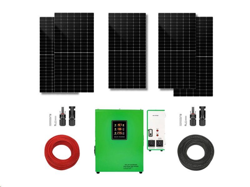 Sada pro solární ohřev vody VOLT 3000 BYPASS GREEN BOOST 2275Wp 5x PV TRINA Solar