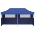 vidaXL Párty stan 291 x 580 x 315 cm Modrá Oxfordská látka