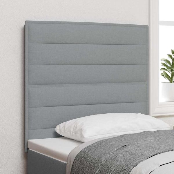 vidaXL Zadné čelo Svetlosivá 80 cm látka