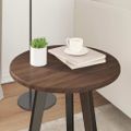 vidaXL Vrchná doska Ø 40 x 1,5 cm Okrúhly Kompozitné drevo Hnedý dub