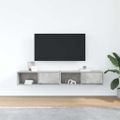 vidaXL TV skrinky 2 ks betónovo sivé 80x31x25,5 cm kompoz.drevo