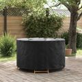 vidaXL Obal na nábytok 102 x 102 x 71 cm 420D Oxfordská tkanina Čierny