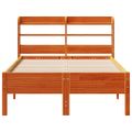 vidaXL Posteľ bez matraca voskovo hnedá 100x200 cm masívna borovica