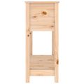 vidaXL Kvetináč s policou 111,5x34,5x81 cm masívna borovica