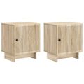 vidaXL Nočný stolík 2 ks Dub sonoma 43 x 34,5 x 50 cm Kompozitné drevo