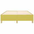 vidaXL Posteľný rám s boxspringom zelená 140x190 cm látka