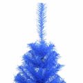 vidaXL Umelý vianočný stromček so stojanom, modrý 120 cm, PVC