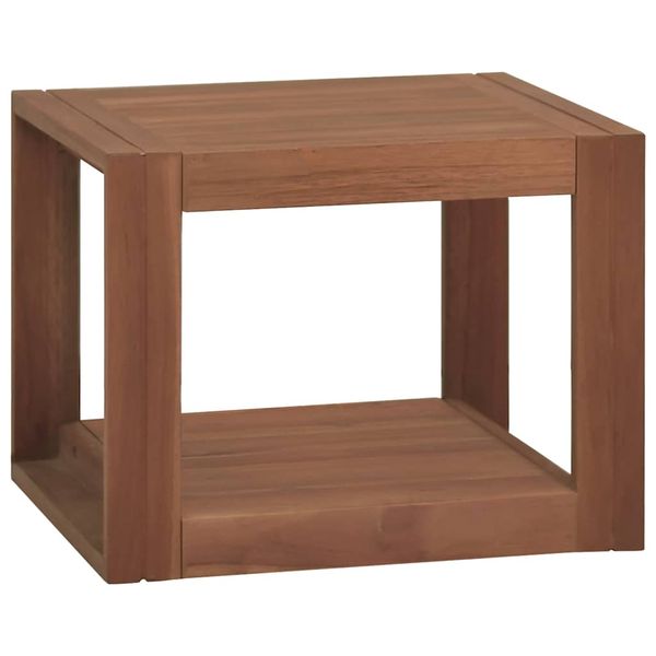 vidaXL Nástenná kúpeľňová skrinka 45x45x35 cm masívne teakové drevo